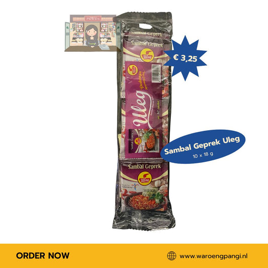 Uleg - Sambal Geprek 10 x 18 gr
