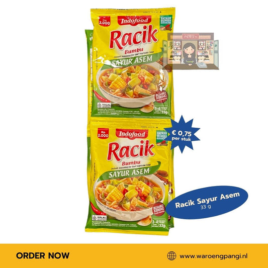 Bumbu Racik Sayur Asem / Kruidenmix voor Sayur Asem 33gr