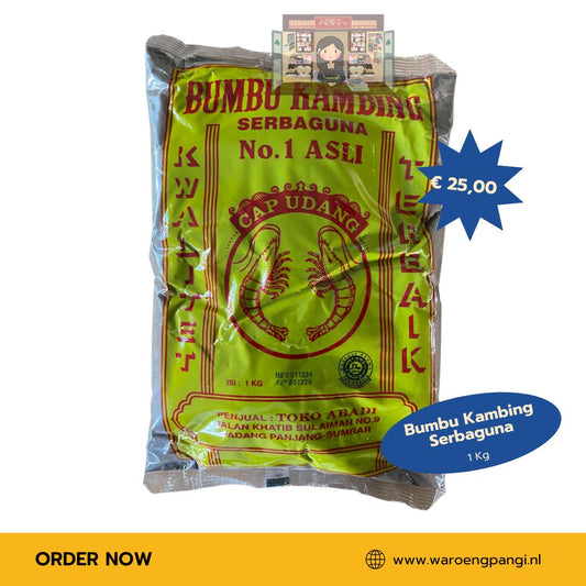 Cap Udang - Bumbu Kambing / Multifunctionele kruidenmix voor geitenvlees 1kg