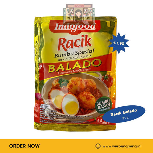 Bumbu Racik Balado / Kruidenpasta voor Balado 55gr
