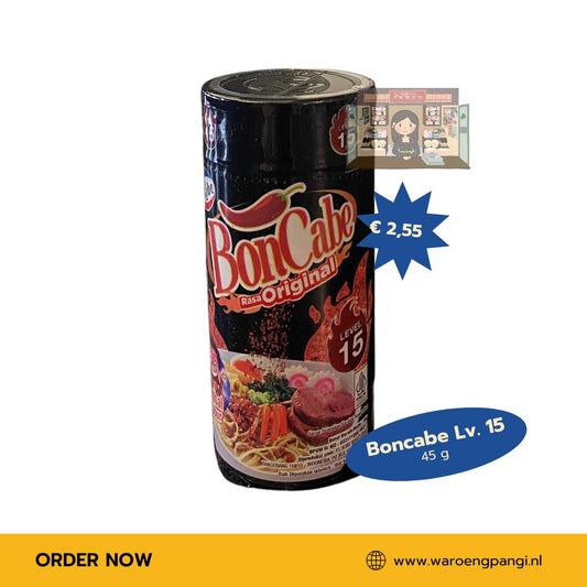 Bon Cabe - Sambal tabur level 15 / Sambalpoeder Level 15 45gr