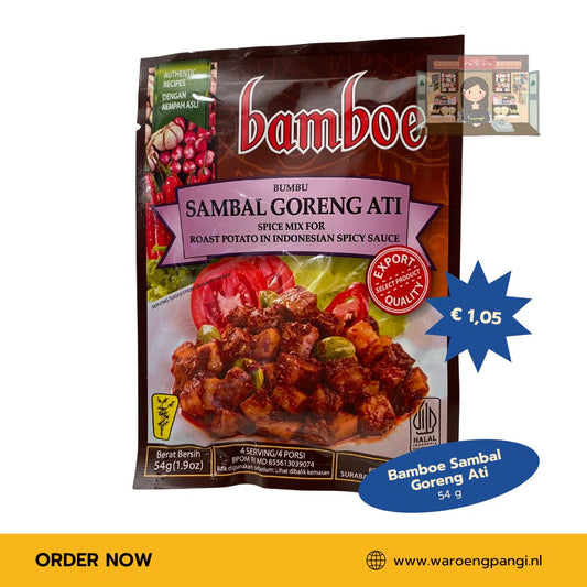 Bamboe - Sambal Goreng Ati / Kruidenpasta voor Sambal Goreng 54gr