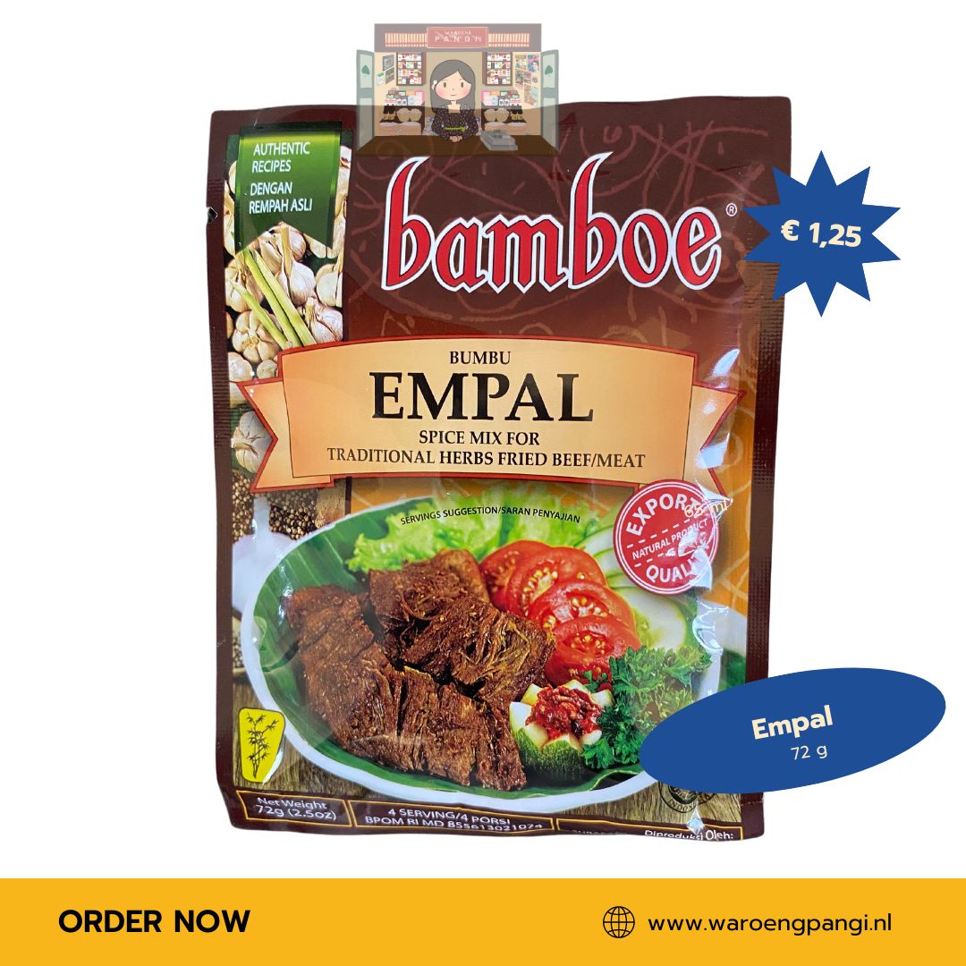 Bamboe - Empal / Kruidenpasta voor Empal 72gr