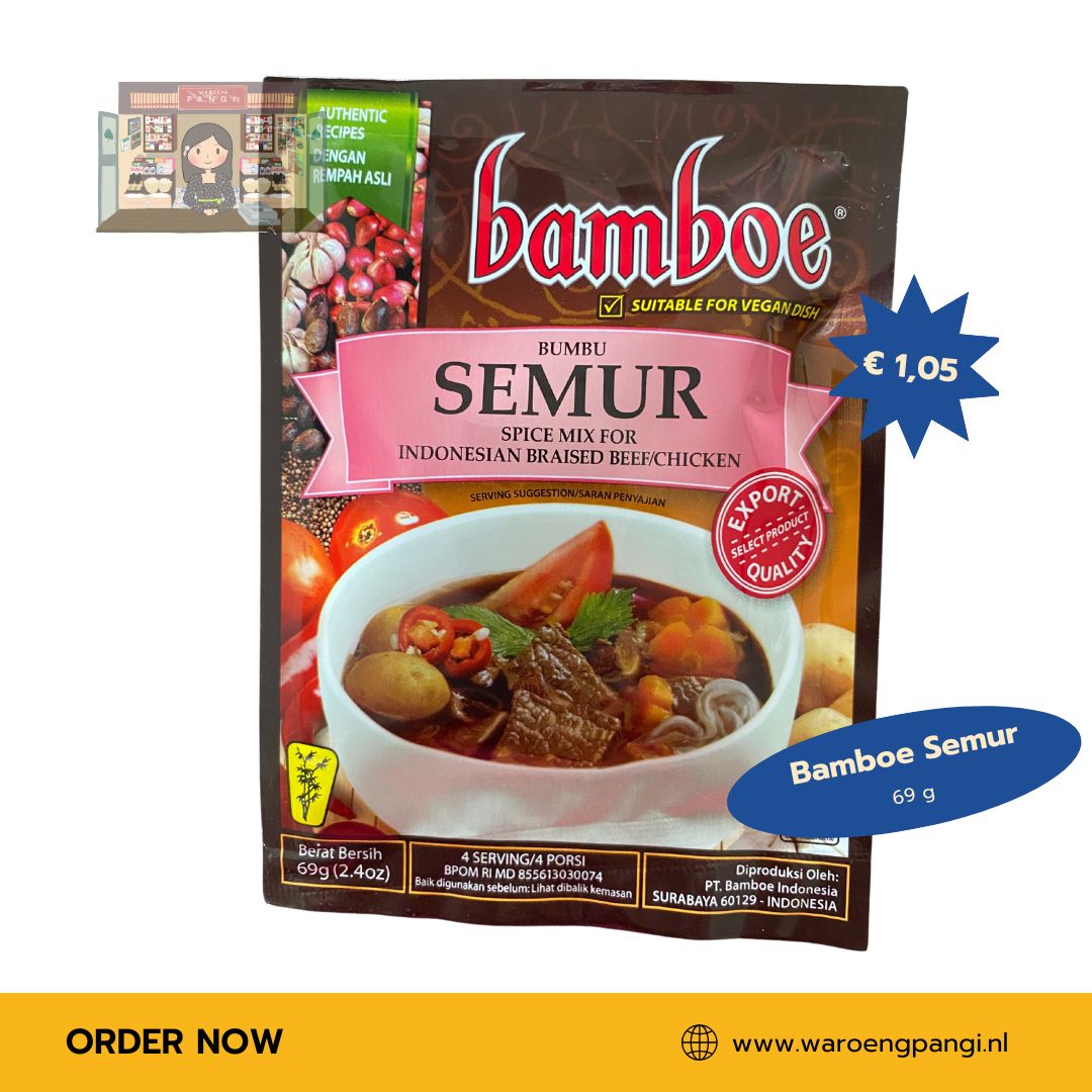Bamboe - Semur / Kruidenpasta voor Semur 69gr
