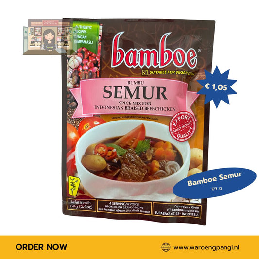 Bamboe - Semur / Kruidenpasta voor Semur 69gr