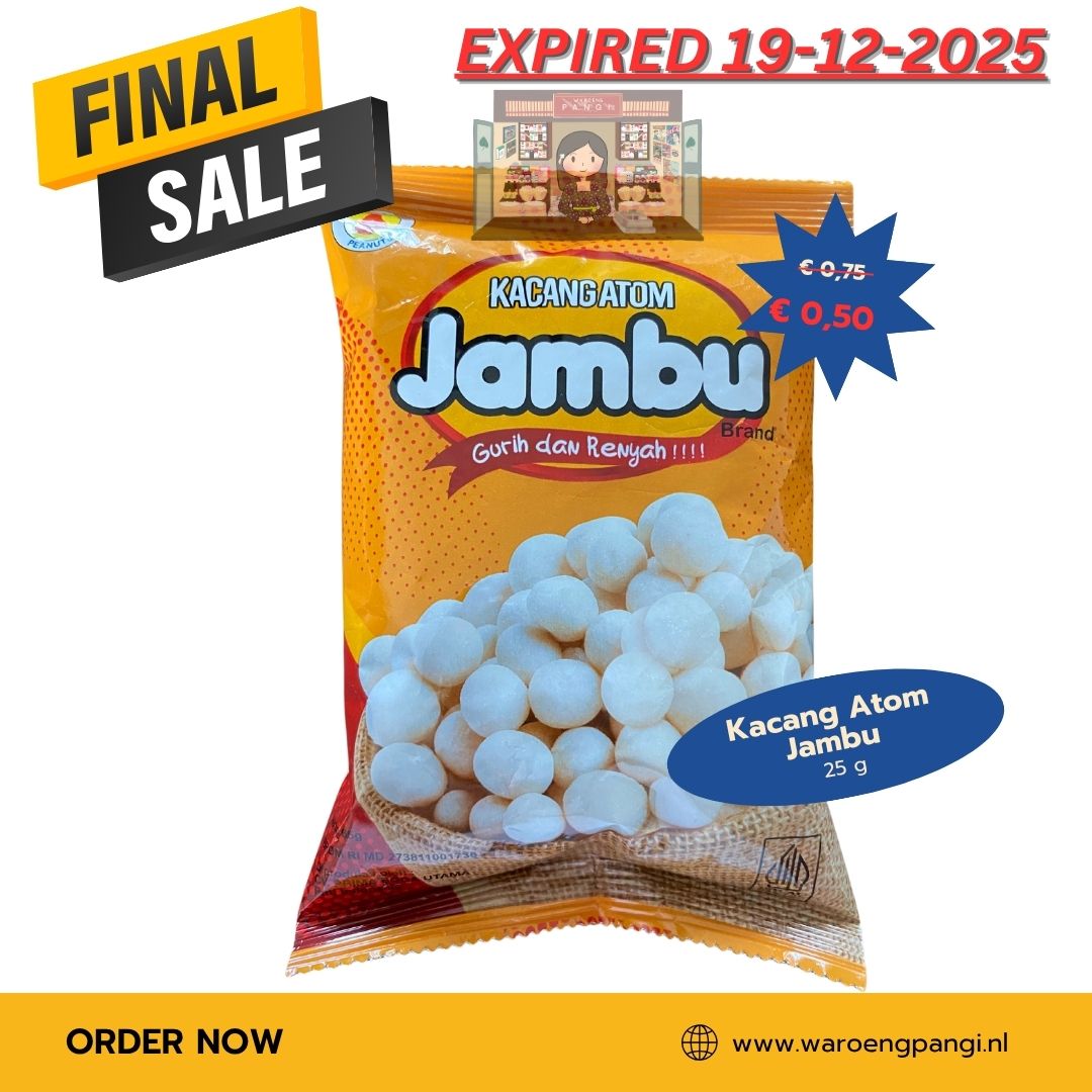 Promo!!! Jambu - Kacang Atom / Shanghai Noten 25gr Expired 19-12-2025