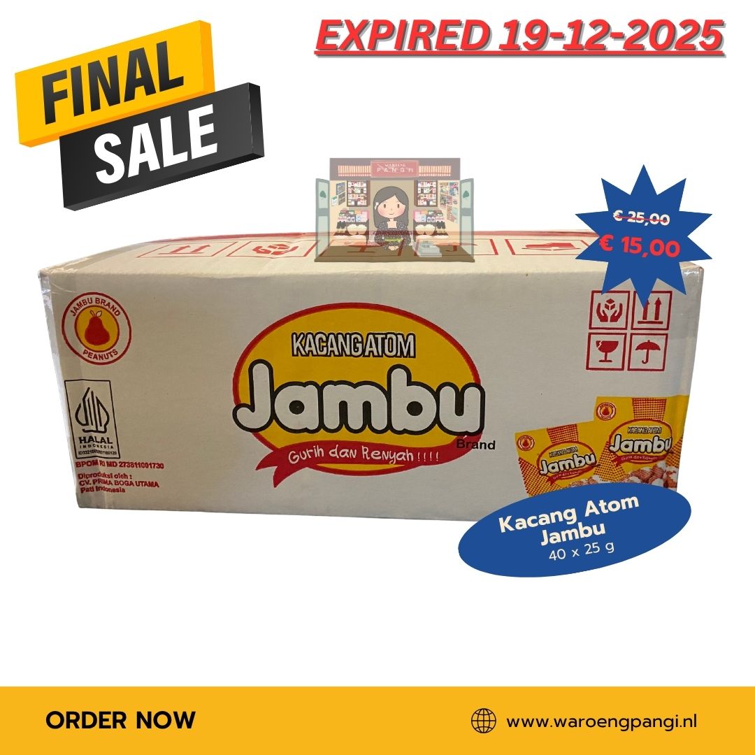 Promo!!! Jambu - Kacang Atom / Shanghai Noten 40 x 25gr Expired 19-12-2025