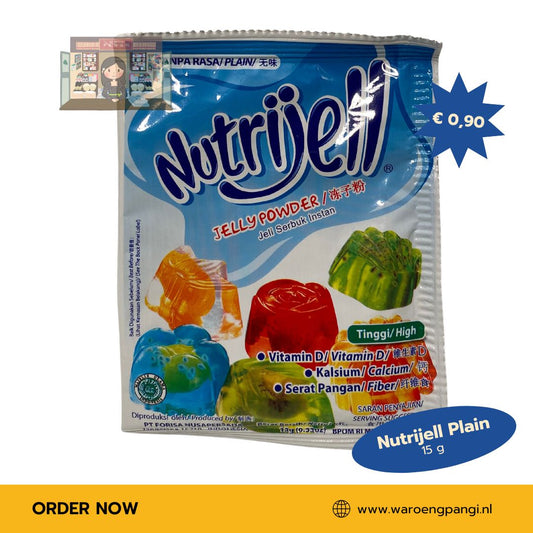 Nutrijell - Rasa Plain / Jelly Poeder Naturel 15gr