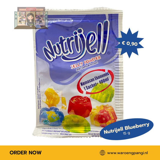 Nutrijell - Rasa Blueberry / Jelly Poeder met Bosbessensmaak 10gr