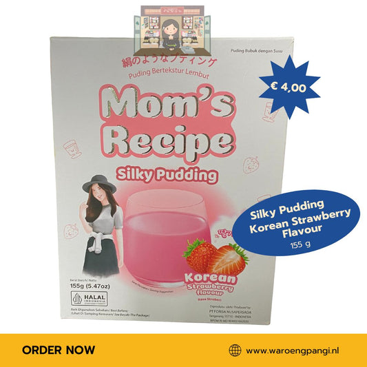Mom's Recipe - Silky Pudding Korean Strawberry flavour 155gr
