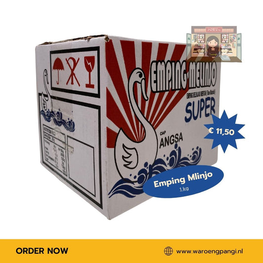 Angsa - Emping super melinjo / ongebakken Emping Melindjo 1kg