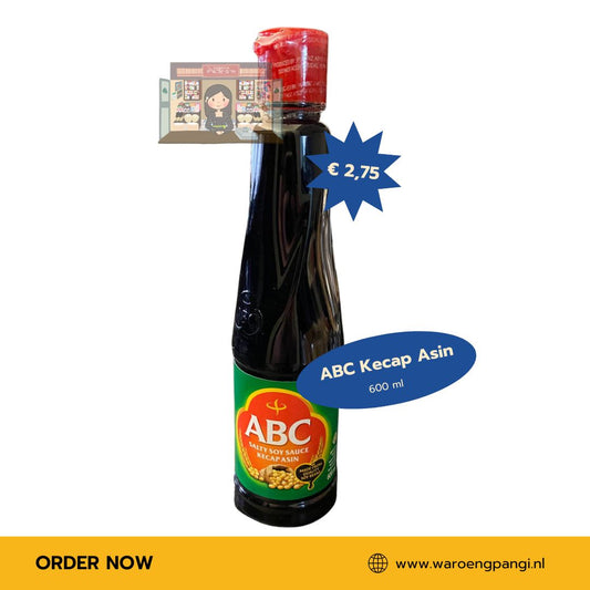 ABC - Kecap Asin /  Zoute Sojasaus 600ml