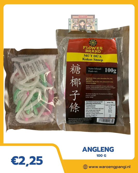 Flower Brand - Angleng / Kokos Snoep 100gr