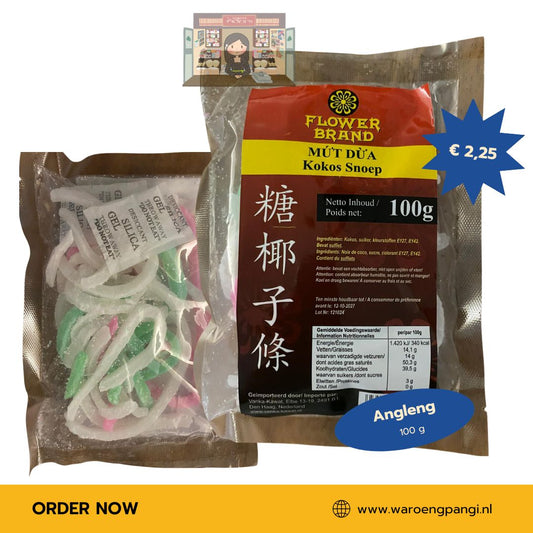 Flower Brand - Angleng / Kokos Snoep 100gr