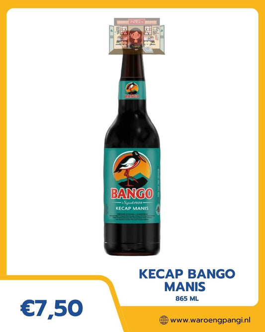 Bango - Kecap Manis / Zoete Sojasaus 865 ml