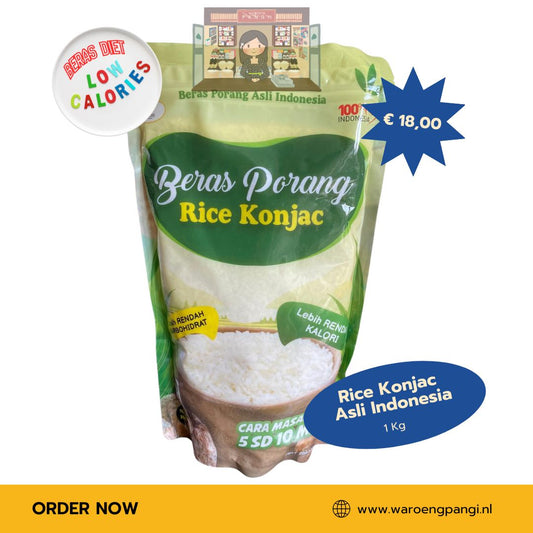 Aska Waluya - Beras Porang Indonesia  / Konjacrijst 1 kg (Dieetrijst)
