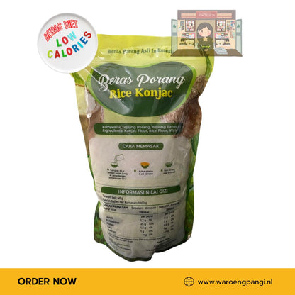Aska Waluya - Beras Porang Indonesia  / Konjacrijst 1 kg (Dieetrijst)