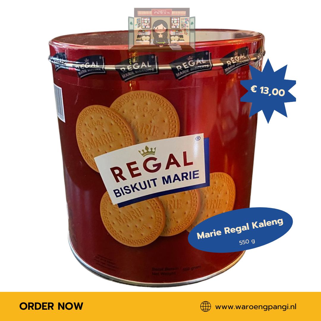 Regal - Marie biscuits Kaleng 550gr