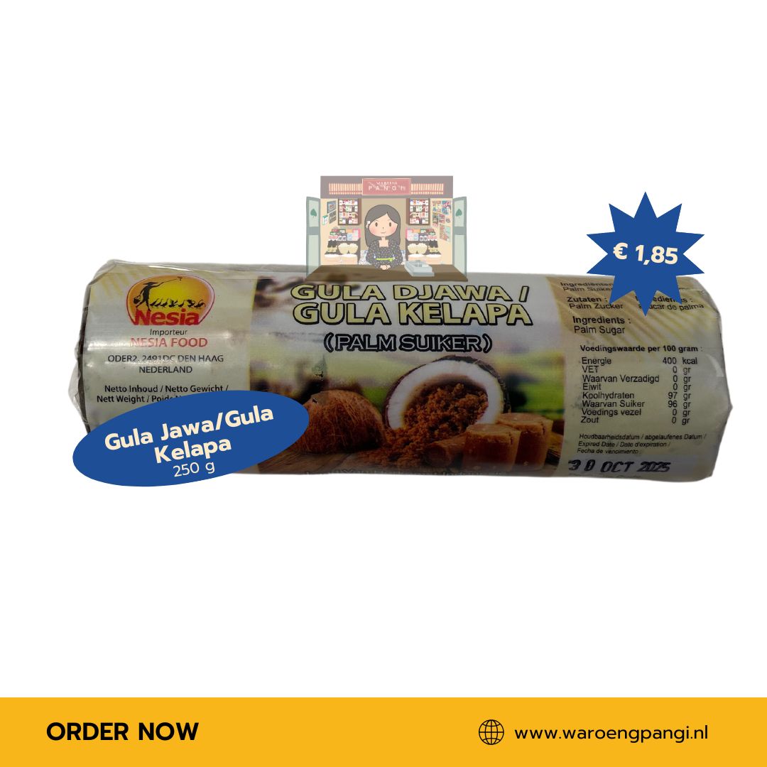 Nesia - Gula Kelapa / Palm Suiker 250gr