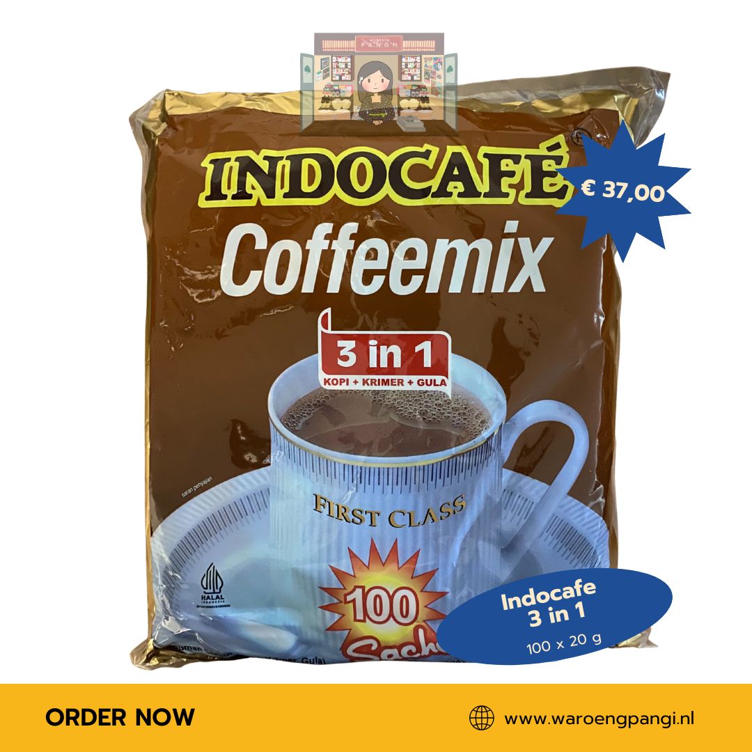 Indocafe - Coffeemix 3 in 1, 100 x 20gr