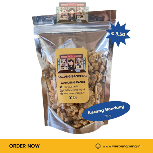 Waroeng Pangi - Kacang Bandung / Gebakken Pinda's 125gr