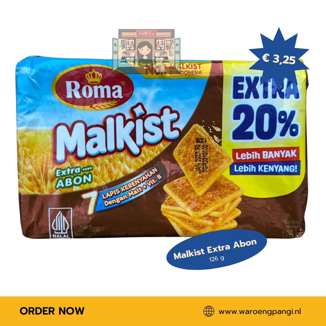 Roma - Malkist Extra Abon 126gr