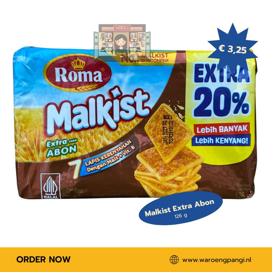 Roma - Malkist Extra Abon 126gr