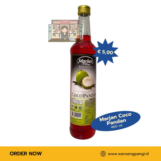 Marjan - Sirup Rasa Coco Pandan / Coco Pandan siroop 460ml