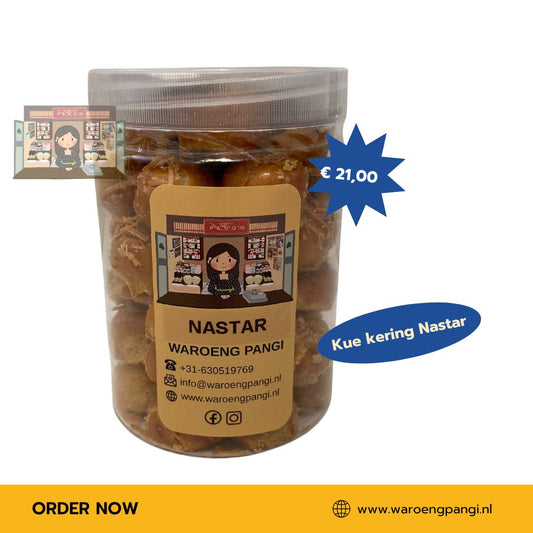Waroeng Pangi - Kue kering Nastar Premium / Nastarkoekjes Premium ± 515gr