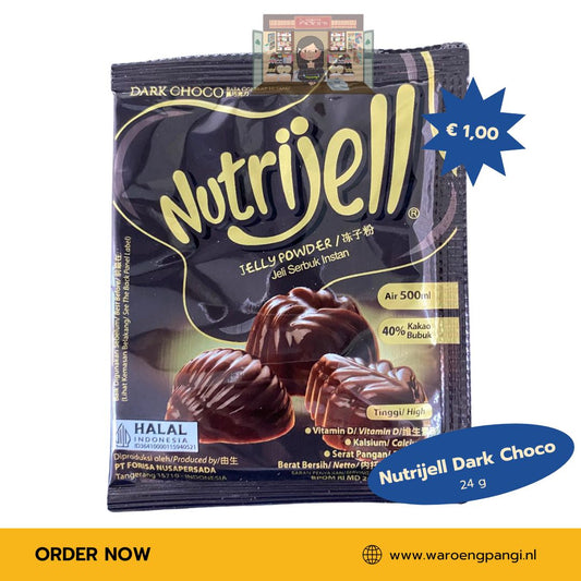 Nutrijell - Rasa Dark Choco / Jelly Poeder met Pure chocoladesmaak 24gr
