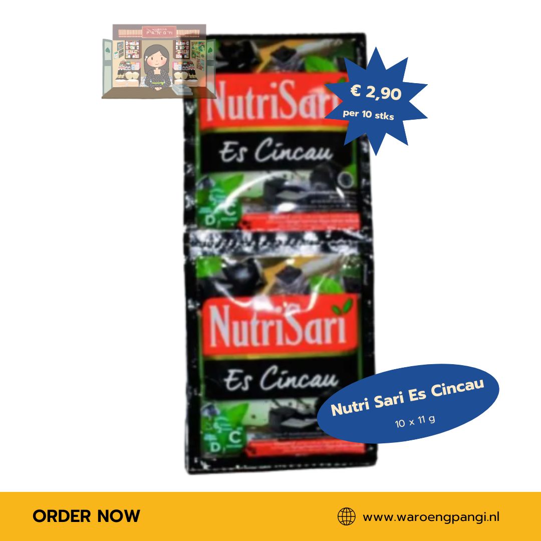 Nutrisari - Es Cincau / Instant drankmix met Grass Jelly-smaak 10 x 11gr