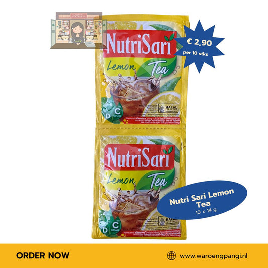 Nutrisari - Lemon Tea / Instant drankmix met Lemon Tea-smaak 10 x 14gr