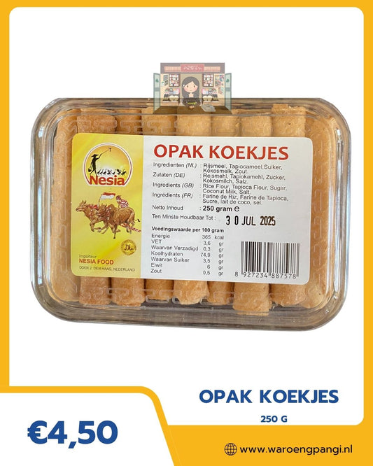 Nesia - Opak Koekjes 250gr