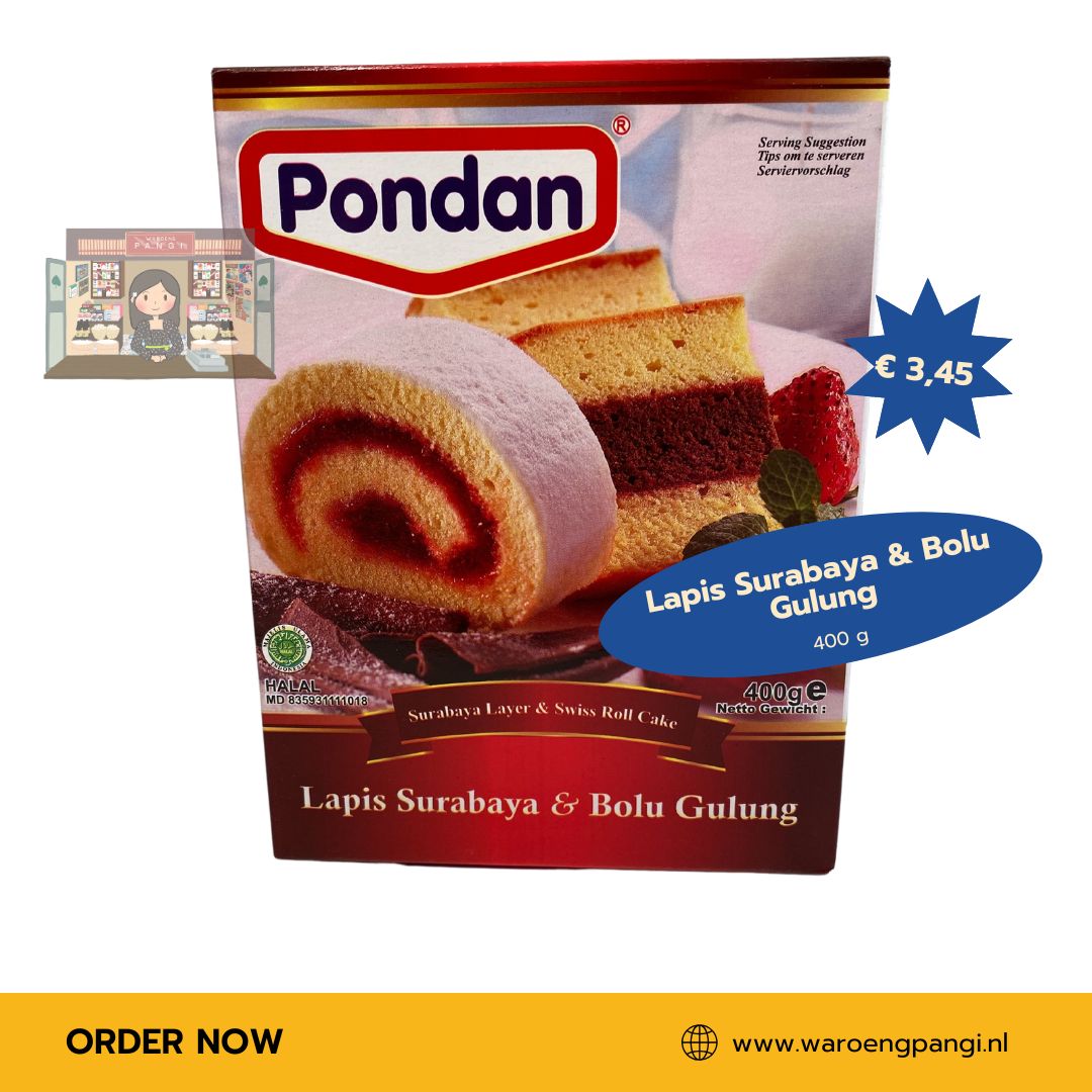 Pondan - Lapis Surabaya / Lapis Surabaya Cake Mix 400gr