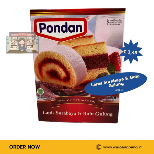 Pondan - Lapis Surabaya / Lapis Surabaya Cake Mix 400gr