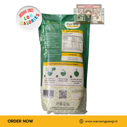 Porice - Beras Porang / Konjacrijst 1 kg (Dieetrijst)