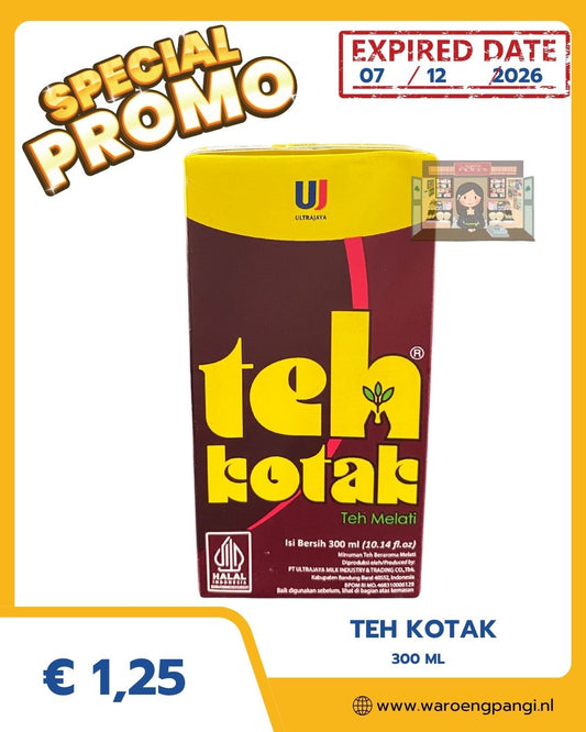 Promo!!! Ultra - Teh Kotak / Jasmijn Thee 300ml Expired 07-12-2026