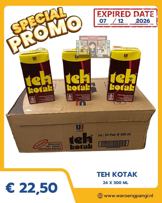 Promo!!! Ultra - Teh Kotak / Jasmijn Thee 24 x 300ml Expired 07-12-2026