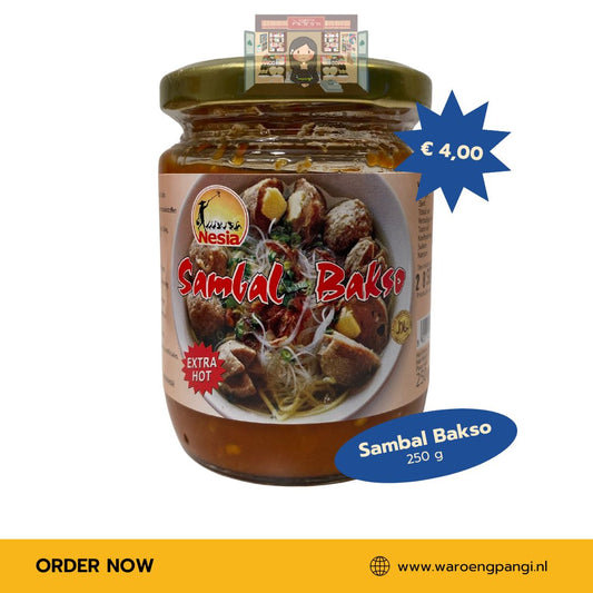 Nesia - Sambal Bakso Extra Hot - 250gr