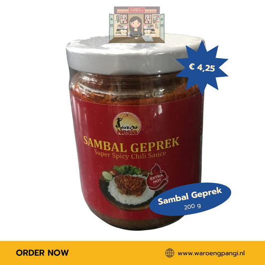 Nesia - Sambal Geprek Extra Hot - 200gr