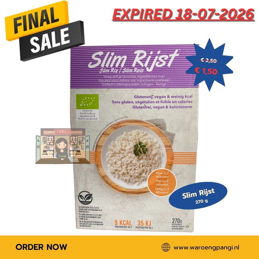 Promo!!! Nutri Dynamics Health - Nasi Porang / Slim Rijst 270gr