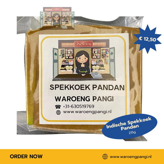 Waroeng Pangi - Lapis Legit Pandan Premium / Zelfgemaakte authentieke Indische Spekkoek Pandan 225gr