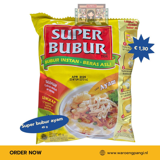 Mayora - Super Bubur Ayam / Rijstpap met kip 45gr