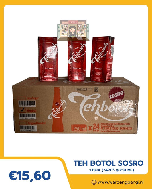 Sosro - Teh Botol / Jasmijn Thee 24 x 250ml
