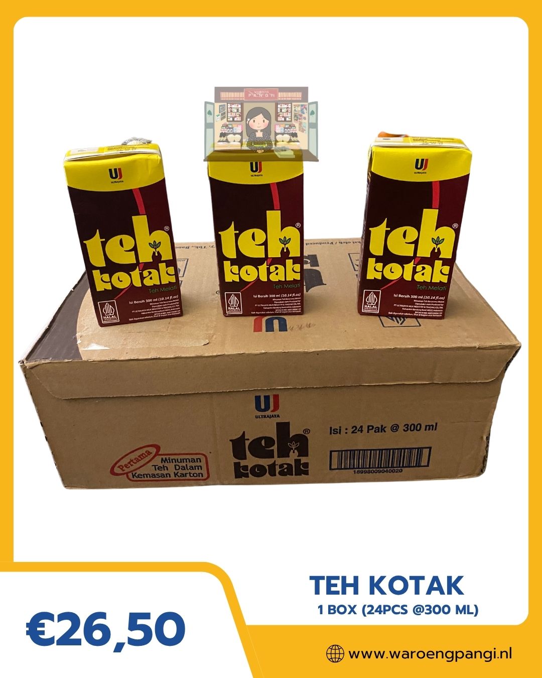 Ultra - Teh Kotak / Jasmijn Thee 24 x 300ml