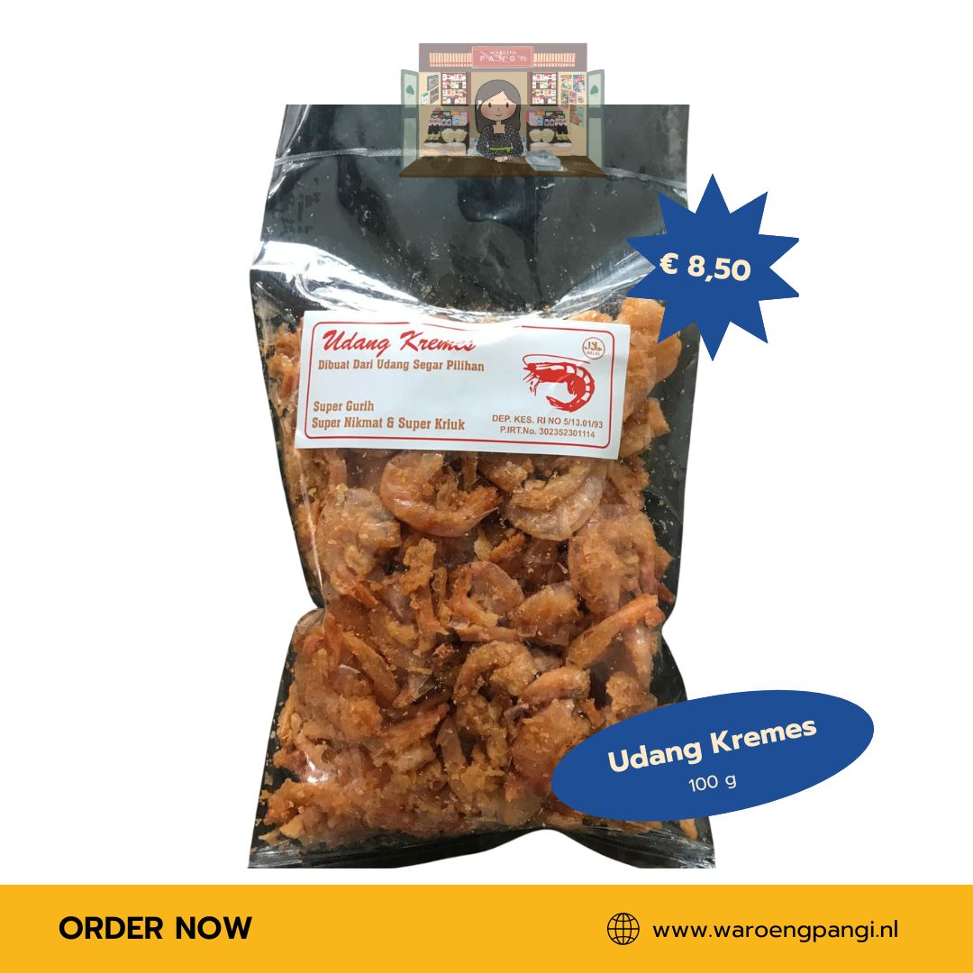 Waroeng Pangi - Udang Kremes / krokant gebakken Garnalen 100gr
