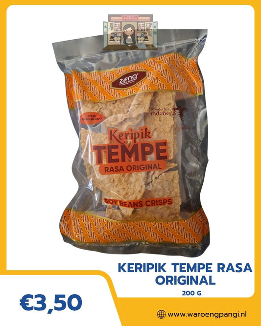 Zona - Keripik Tempe rasa original / Tempechips Naturel 200gr